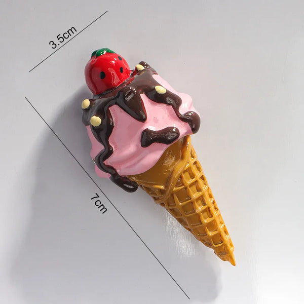 3D Food Dopamine Fridge Magnets