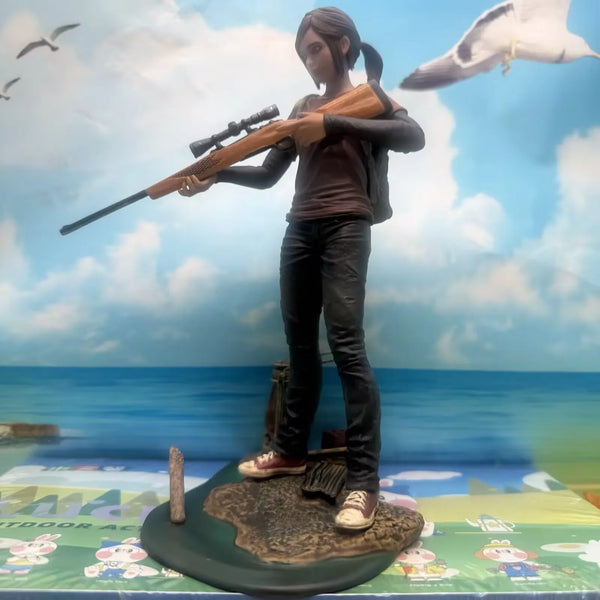 The Last of Us Joel and Ellie Post-Apocalyptic Figures