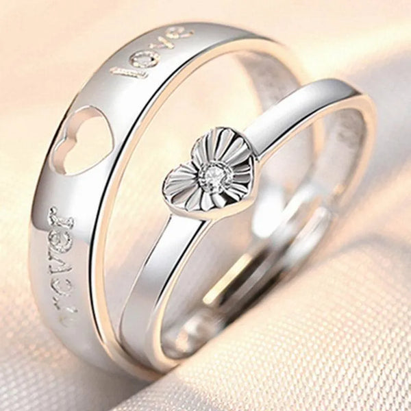 Eternal Bond Adjustable Couple Ring