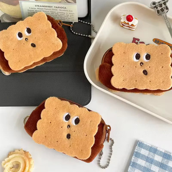 Sweet-Treat Cookie Plush Coin Purse