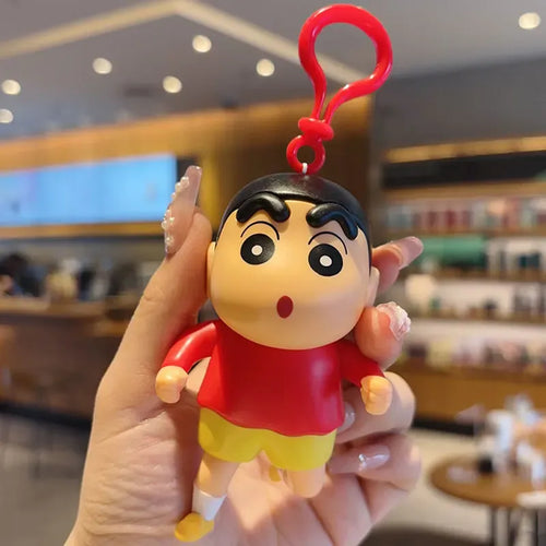 Shinichan Race-Ready Pull String Keychain