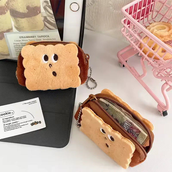 Sweet-Treat Cookie Plush Coin Purse