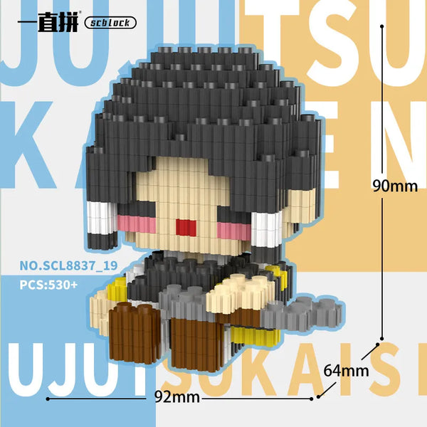 Jujutsu Kaisen Cursed Domain 3D Chibi Micro Blocks