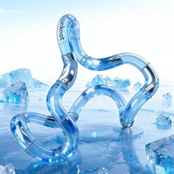 Unknot Electroplated Tangle Fidget Rope