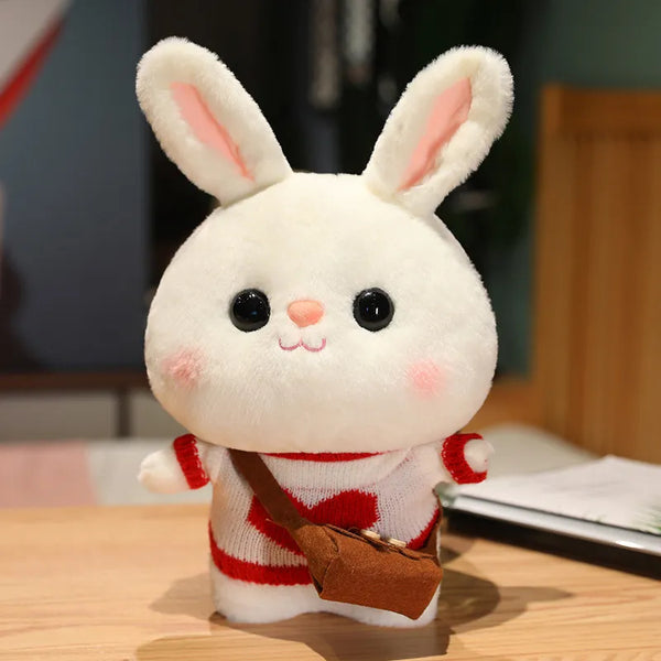 Cozy Dress-Up Bunny Premium Plush Toy (30 cm)