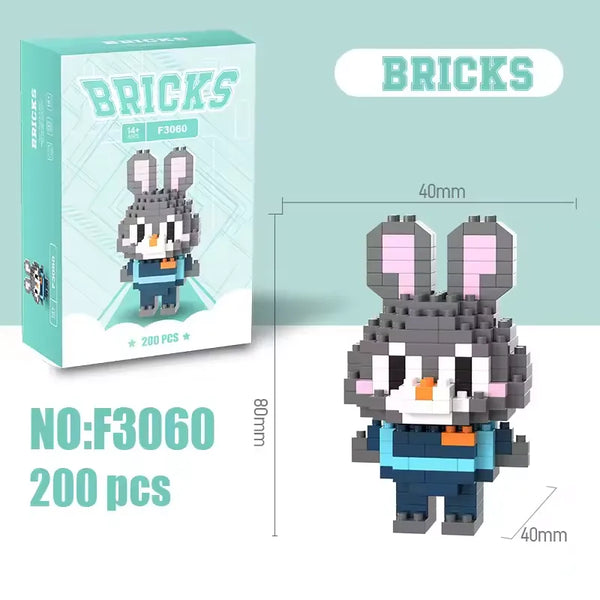 Zootopia Bricks Micro Building Blocks