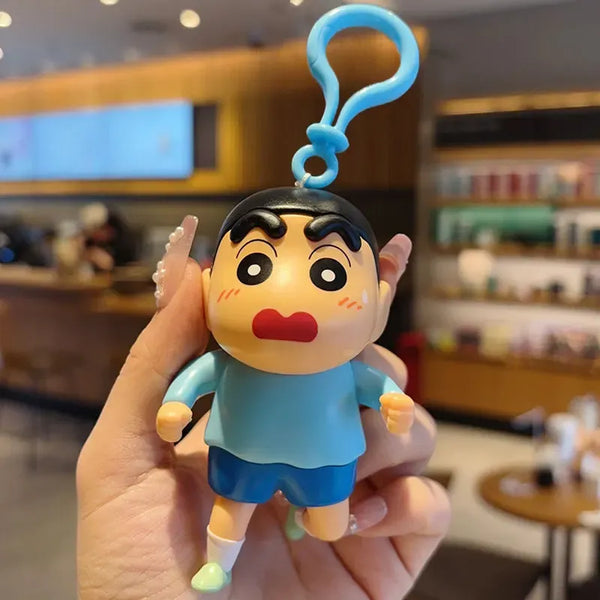 Shinichan Race-Ready Pull String Keychain