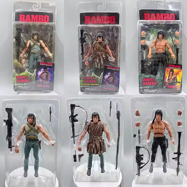 NECA Rambo Movie Figures Collection (18 cm)