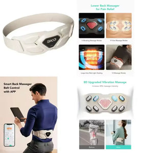 SKG W9 Pro Lower Back Massager & Heat Belt
