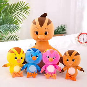 Little Pheasants Mother & Chicks Plush Family