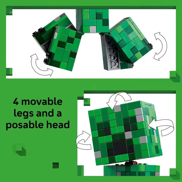 Minecraft Creeper Building Blocks (665 Pcs)