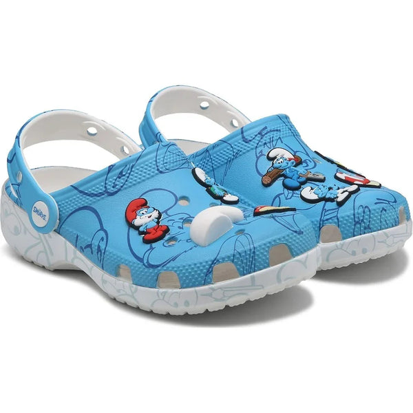 Smurfs Mushroom Village Clogs