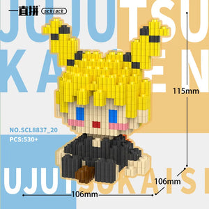 Jujutsu Kaisen Cursed Domain 3D Chibi Micro Blocks