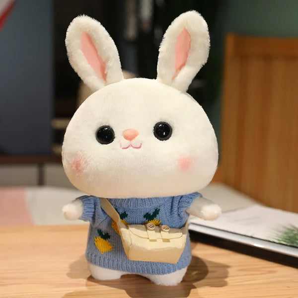 Cozy Dress-Up Bunny Premium Plush Toy (30 cm)