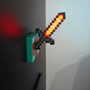Minecraft Magnetic Pixel Sword & Torch