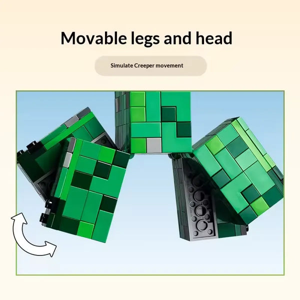 Minecraft Creeper Building Blocks (665 Pcs)