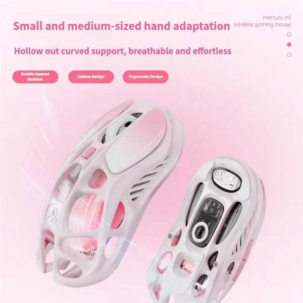 Gravastar Mercury M1 Pro Sakura Pink Mouse