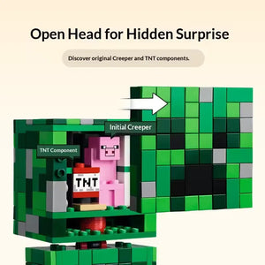 Minecraft Creeper Building Blocks (665 Pcs)