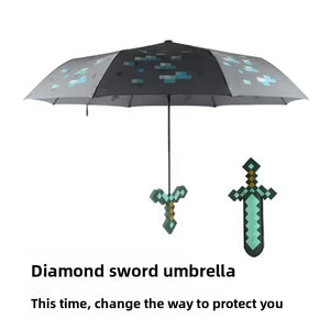 Minicraft Diamond Sword UV Umbrella