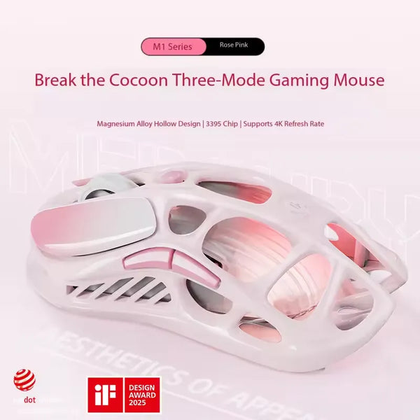 Gravastar Mercury M1 Pro Sakura Pink Mouse
