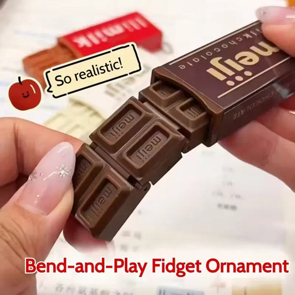 Meiji Milk Chocolate Fidget Keychain
