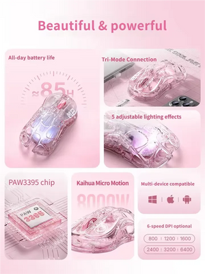 Gravastar Mercury M2 Crystal Rose Mouse