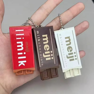 Meiji Milk Chocolate Fidget Keychain