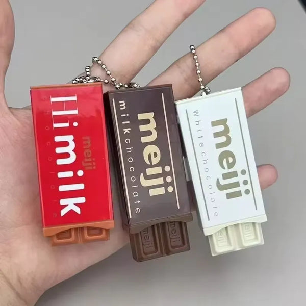 Meiji Milk Chocolate Fidget Keychain