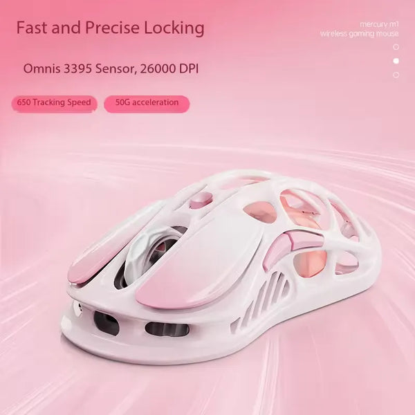 Gravastar Mercury M1 Pro Sakura Pink Mouse