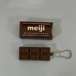 Meiji Milk Chocolate Fidget Keychain