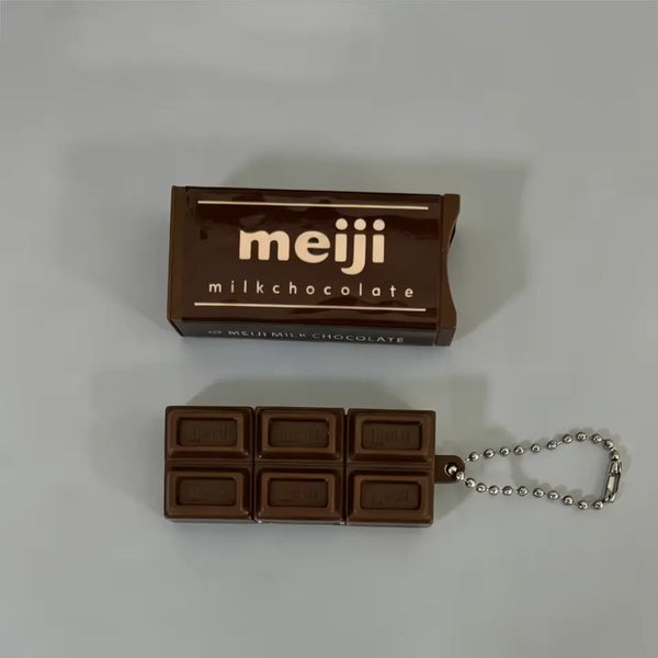 Meiji Milk Chocolate Fidget Keychain