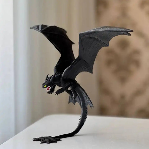 Night Dragon Gum-grinning Figure (28 cm)