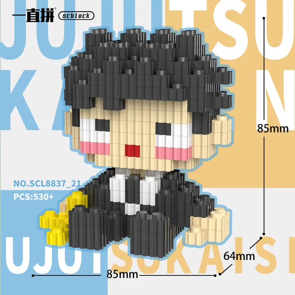 Jujutsu Kaisen Cursed Domain 3D Chibi Micro Blocks
