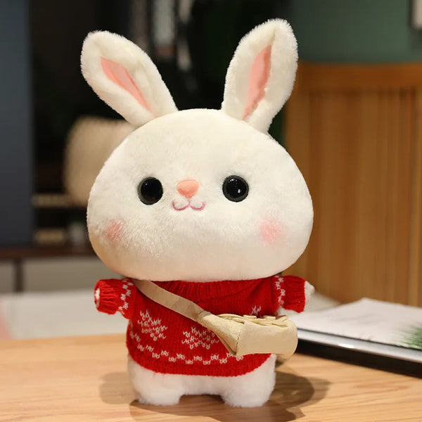 Cozy Dress-Up Bunny Premium Plush Toy (30 cm)