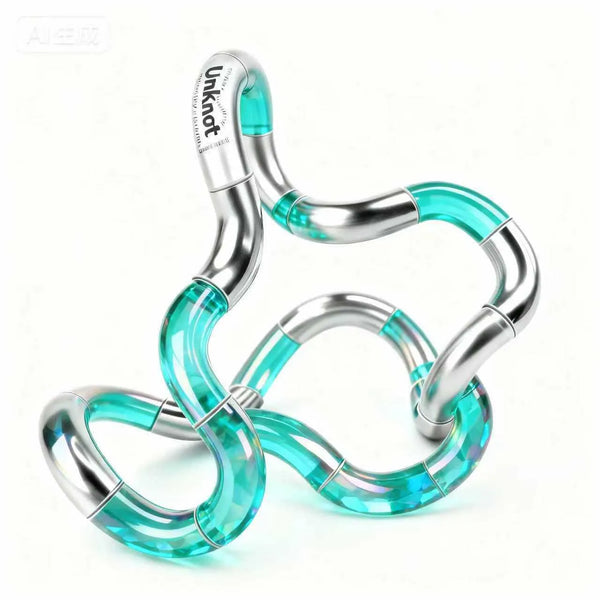 Unknot Electroplated Tangle Fidget Rope
