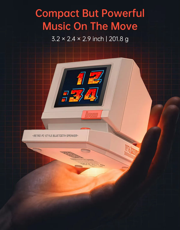 Divoom MiniToo Retro Bluetooth Speaker