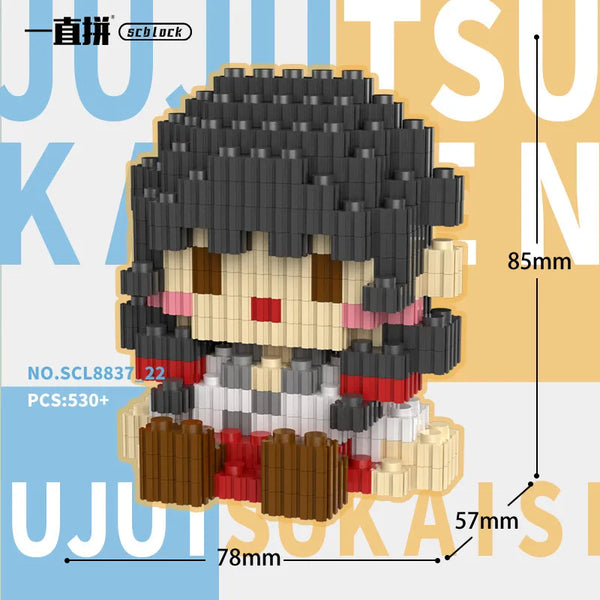 Jujutsu Kaisen Cursed Domain 3D Chibi Micro Blocks