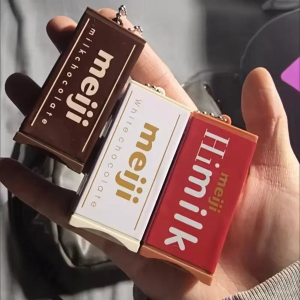 Meiji Milk Chocolate Fidget Keychain