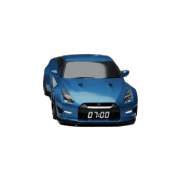 Super Sports Car Engine Rev Alarm Clock
