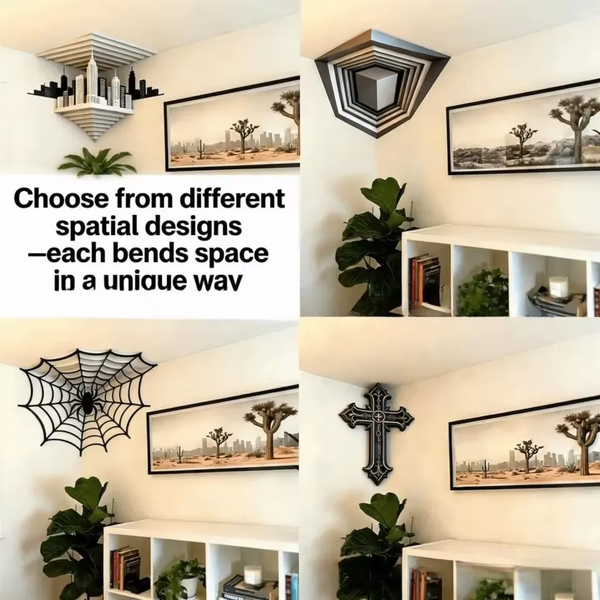 3D Reality Warp Wall Illusion Stickers