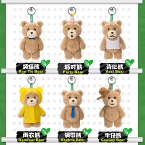 Ted2 Bear Plush Keychain Blind Box