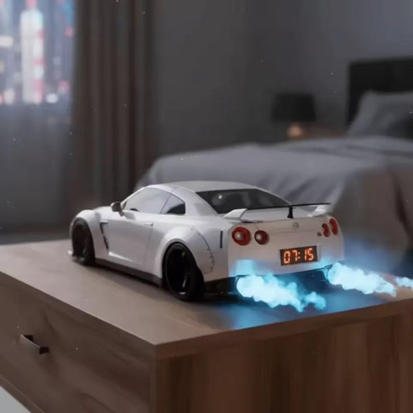 Super Sports Car Engine Rev Alarm Clock