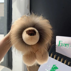 Safari Puff Premium Lion Charm