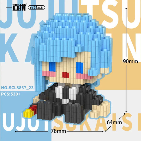 Jujutsu Kaisen Cursed Domain 3D Chibi Micro Blocks