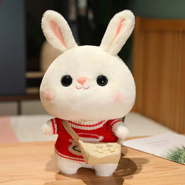 Cozy Dress-Up Bunny Premium Plush Toy (30 cm)
