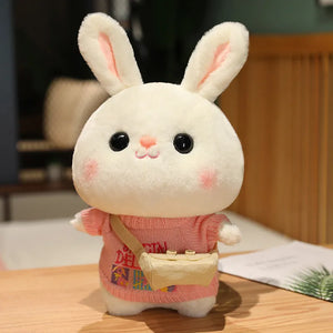 Cozy Dress-Up Bunny Premium Plush Toy (30 cm)