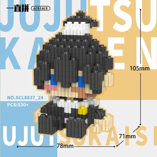 Jujutsu Kaisen Cursed Domain 3D Chibi Micro Blocks