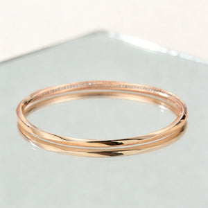 Luxury Mobius Twist Starry Sky Bangle