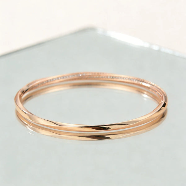 Luxury Mobius Twist Starry Sky Bangle