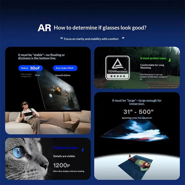 XREAL 1S Micro-OLED AR Glasses